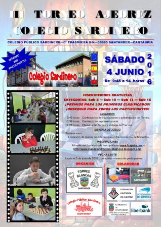 III Torneo Ajedrez Colegio Sardinero
